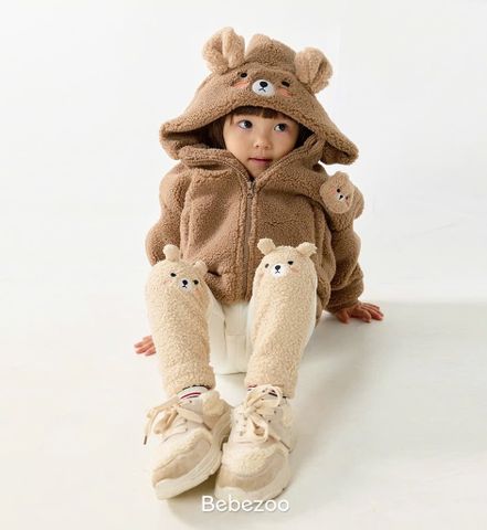 QBG05 - Quần legging lót nỉ Bebezoo nhiều màu cho bé size 100-140