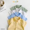 6036AHB - Áo sơ mi Beemo cổ đức, túi cách điệu size 1-6y
