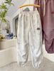 8055 - Quần nỉ hai da jogger 2 màu hồng/loang kem ghi cho bé size 110-150