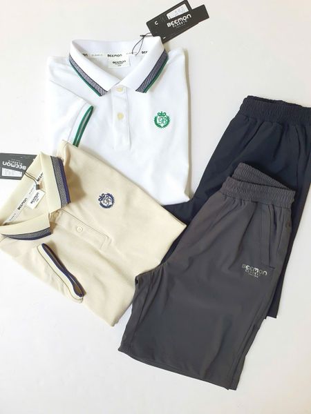 BM2602ST01 - Bộ quần áo trẻ em Beemon phối cổ polo size 120-170