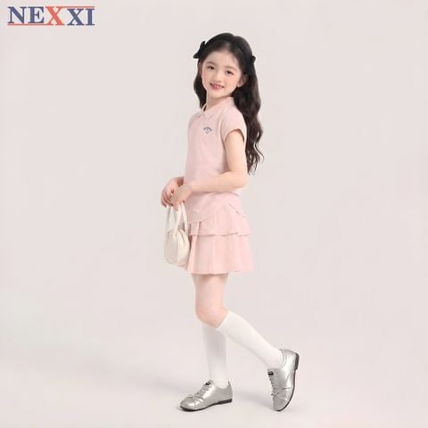 Set áo polo + chân váy Nexxi Be Good 3 màu size 6 - 14y