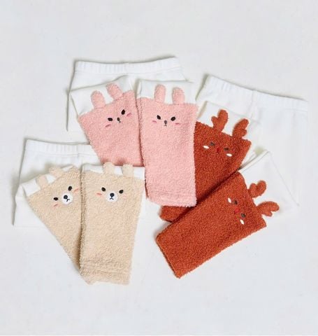 QBG05 - Quần legging lót nỉ Bebezoo nhiều màu cho bé size 100-140