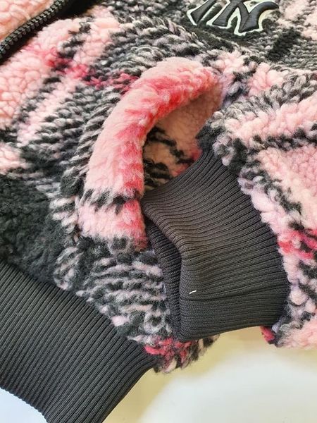 AK77 - Áo khoác bomber lông cừu lót nỉ kẻ caro 3 màu size 110 - 155