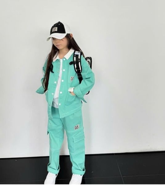 QBG19 - Quần jean mềm túi hộp ống suông nhiều màu cho bé size 4-14y