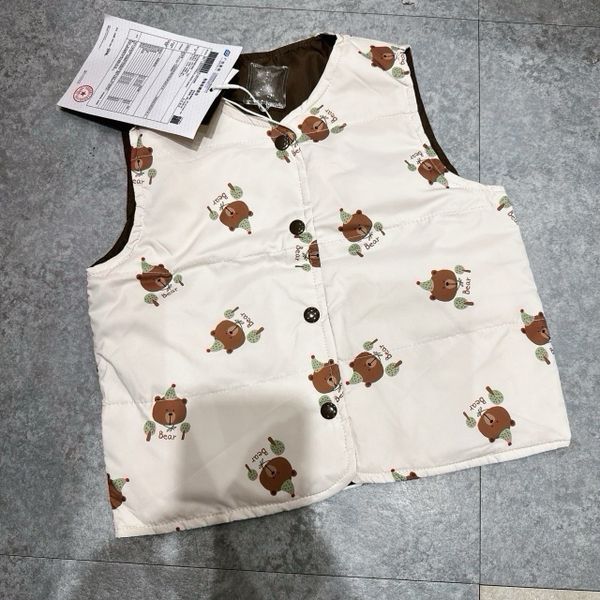 AK28 - Áo khoác gile lông vũ Liwu Kids siêu nhẹ 2 mặt nhiều mẫu cho bé size 90 - 130