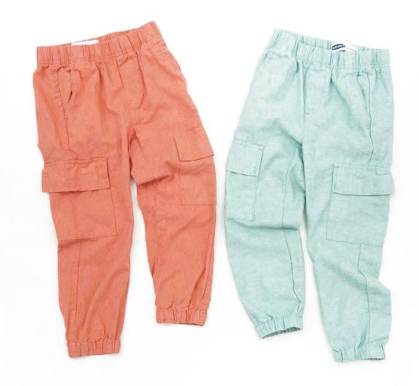 QBT15 - Quần jogger linen ONV nhiều màu cho bé size 6-10y