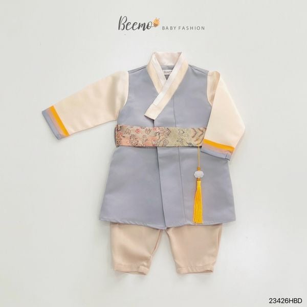 BBT36 - Set Hanbook Beemo bé trai phối khánh 2 màu đỏ/xanh size 80-130