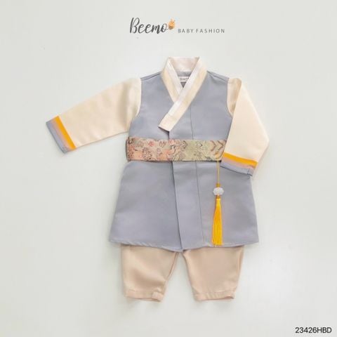 BBT36 - Set Hanbook Beemo bé trai phối khánh 2 màu đỏ/xanh size 80-130