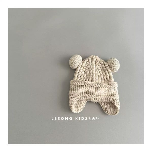 SH2511PK04 - Mũ len trẻ em có che tai, chất liệu len nhân tạo kích thước chu vi đầu 46-50cm, Nhac Lac Nghia O Trading Co., LTd