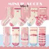 SH2511PK01 - Set 5 đôi tất Minliu Kidsocks dành cho trẻ em, chất liệu cotton+polyester+spandex, NSX Man Luu Textile Company Limited