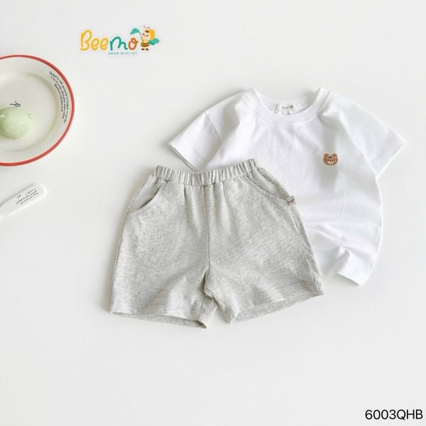6003QHB - Quần thun cotton túi chéo Beemo nhiều màu cho bé size 1-6y