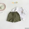 6003QHB - Quần thun cotton túi chéo Beemo nhiều màu cho bé size 1-6y