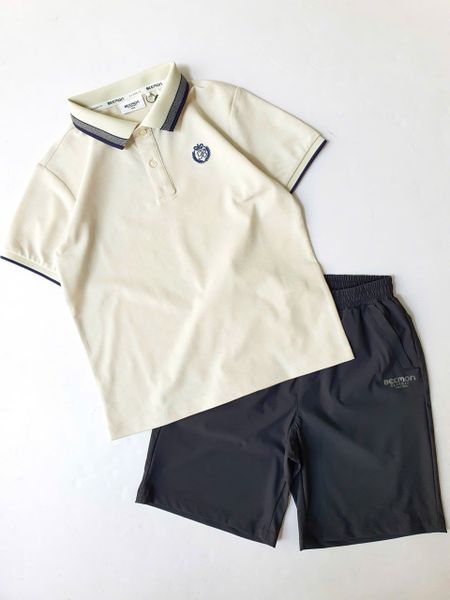 BM2602ST01 - Bộ quần áo trẻ em Beemon phối cổ polo size 120-170