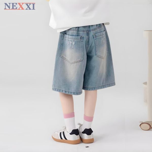 2604.2 - Quần jean lửng ngố Nexxi cào túi sau size 6 - 14y