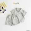6010BHB - Bộ cotton kẻ Beemo size 1-5y