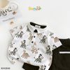 6042BHB - Bộ Beemo Polo in tràn ngựa size 1-5y