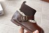 Q30 - Giày boots cho bé gái, chất liệu mũ giày bằng da tổng hợp, đế nhựa, size 22-30, không thương hiệu, NSX Wenling City Aida Shoes Co., LTD