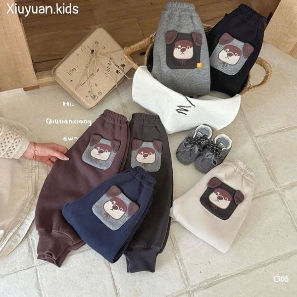 C306 - Quần nỉ lót nỉ đại hàn dòng nhí cho bé size 90-130