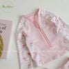 A0818 - Set bộ bơi Alber Kids bé gái áo dài tay + chân váy size 90-150