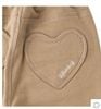 QBG01 - Quần kaki BD màu be túi trái tim bé gái size 100-165