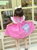 S4694 - Váy Sofia Candy Baby Three hồng phối cổ ren bé gái size 2-12y