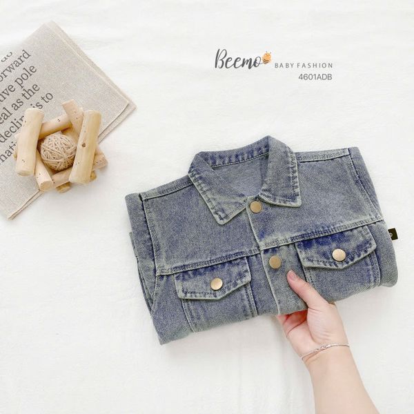 AKBT32 - Áo khoác jean Beemo màu xanh cho bé size 80-140