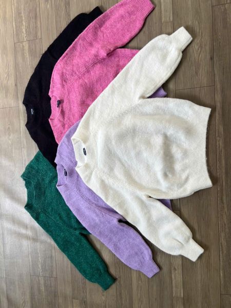 ABG32 - Áo len trơn nhiều màu cho bé size 3-12y