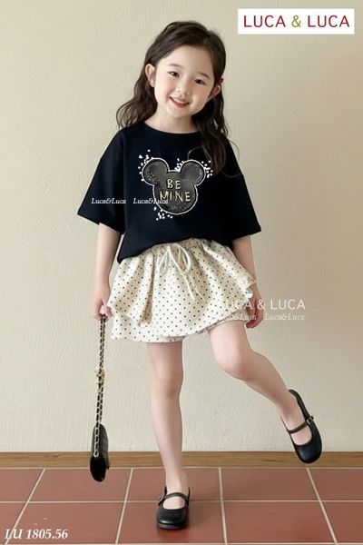 LUBCC.1805 - Bộ trẻ em Luca Luca bé gái size 2-12y