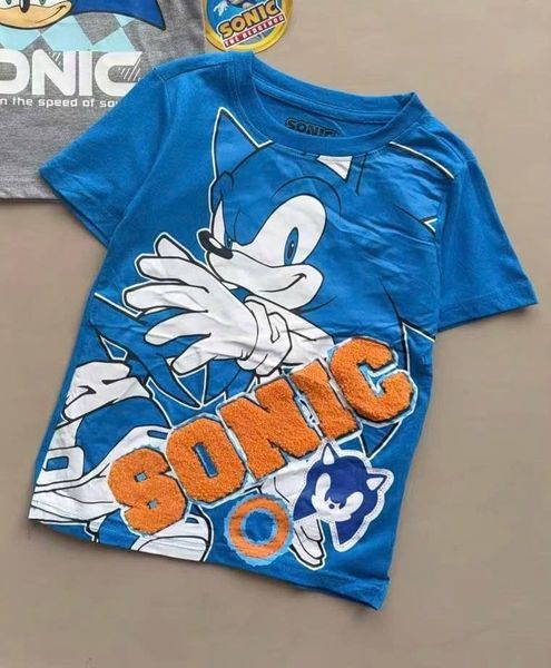 ABT65 - Áo cotton Sonic dư xịn nhiều màu cho bé trai size 4-7y