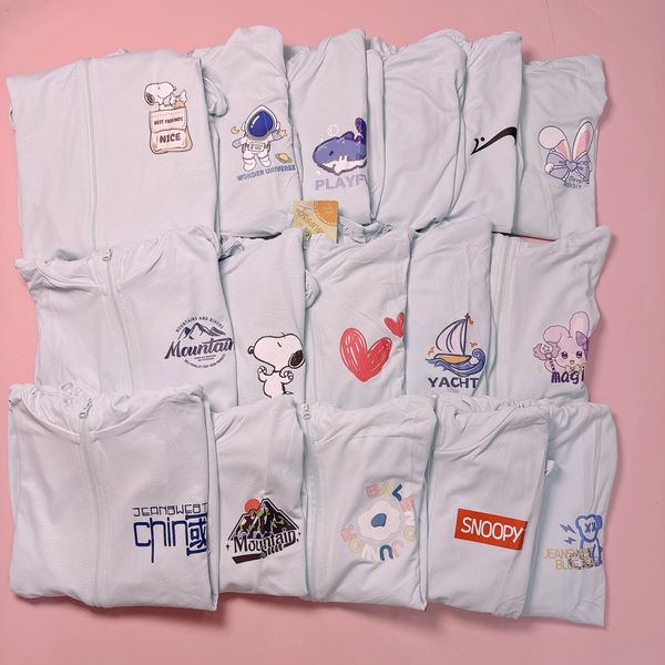 ACN04 - Áo khoác chống nắng vải dệt +50UPF nhiều màu họa tiết ngẫu nhiên size 110-160