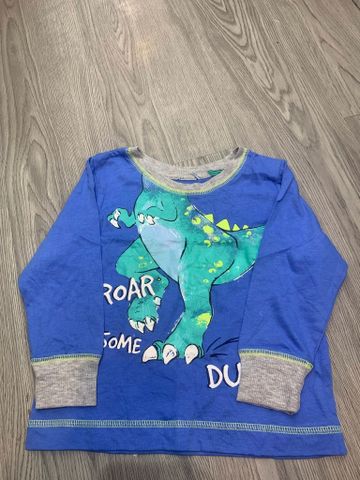 ABT115 - Áo cotton dài tay matalan hình khủng long