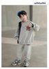 SH2512B02 - Bộ thun da cá dài tay in SK8 size 9-14y