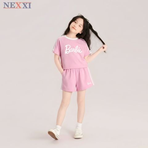 2604.81 - Bộ thun ngắn tay Nexxi viền sọc búp bê size 3 - 8y