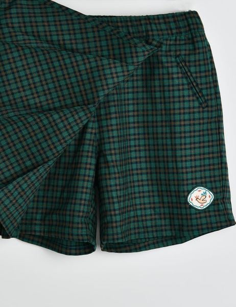 CVAY02 - Quần váy Mm kẻ caro xanh bé gái size 100-140 (1 số thiếu logo)