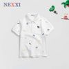 2603.82 - Áo thun Nexxi cổ bẻ họa tiết biển happy size 9-14y