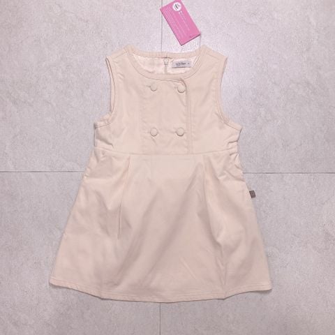 V00010 - Váy sát nách màu be 2 hàng khuy size 100 - 150