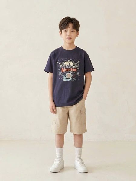 BM2602TS12 - Áo Beemon trẻ em cổ tròn size 120-170