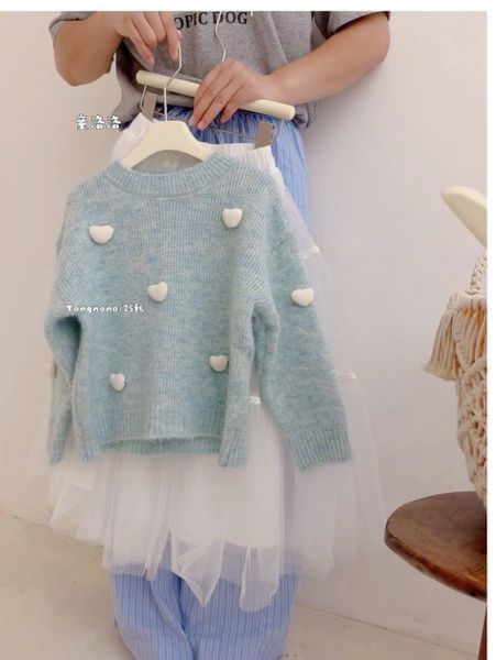 ABG08 - Áo len Tongnono nhiều màu cho bé gái size 110-150