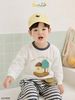 6207BDB - Bộ thun Beemo in cây bé trai màu trắng size 1-6y