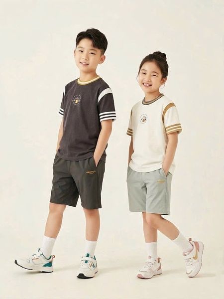 BM2602ST08 - Bộ trẻ em Beemon phối bo cổ sọc 3 màu size 120 - 170