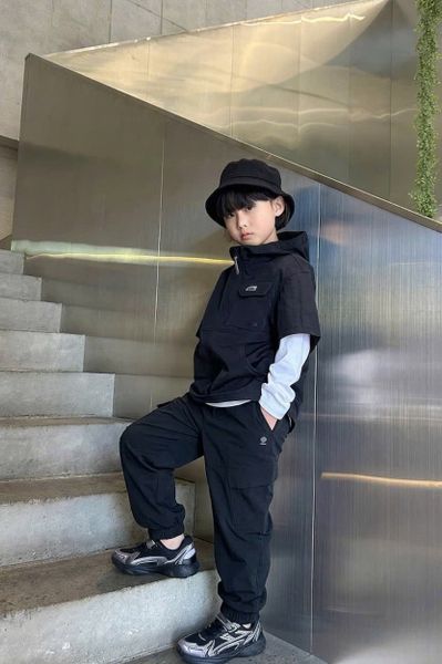 BM2606PT05 - Quần dài Beemon túi hộp vải golf trẻ em size 120-170