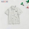 2603.81 - Áo thun Nexxi cổ bẻ họa tiết biển happy size 3-8y