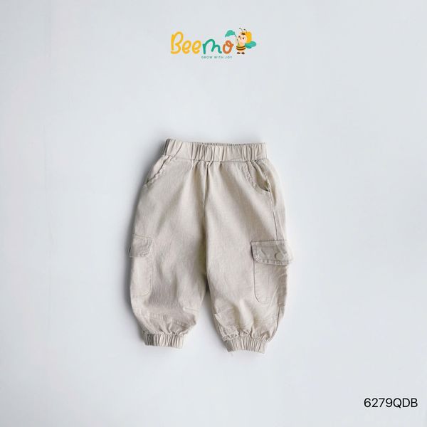 6279QDB - Quần Linen Năng Động Beemo Bé Trai 1 - 6y