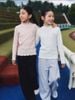 BM2605TS13 - Áo cổ 3 phân Beemon cuốn bèo trẻ em size 110-160
