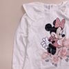 ABG47 - Áo cotton Disney Minnie Mouse Prenatal - màu trắng Minnie hoa hồng