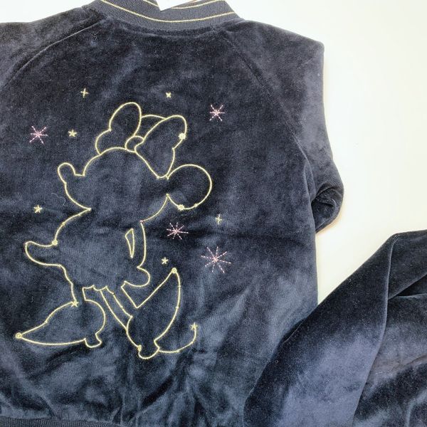 AK82 - Áo bomber nhung Disney màu đen minnie size 98 - 128