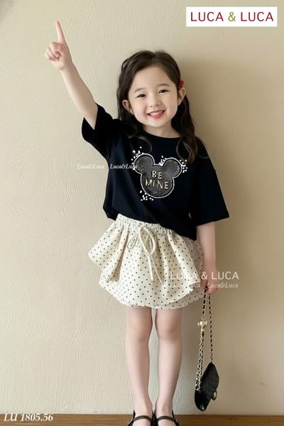 LUBCC.1805 - Bộ trẻ em Luca Luca bé gái size 2-12y