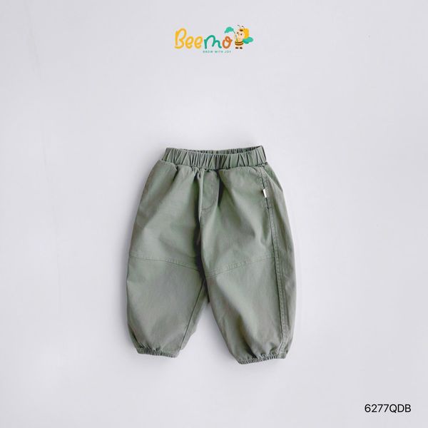 6277QDB - Quần kaki bo gấu Beemo ballon 2 màu bé trai size 1-6y