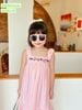 V00022 - Váy thô Sofia Candy hai dây thêu hoa ngực nhiều màu size 1-10y