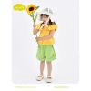QBG32 - Quần short MM màu xanh lá thêu hoa bé gái size 90-110